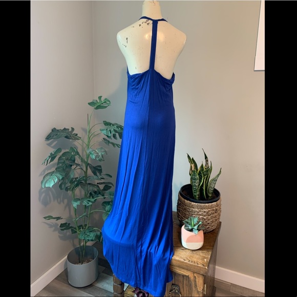 BNWOT Blue Maxi Dress - Picture 2 of 7